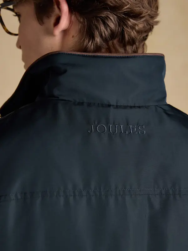 Joules Men's Farnham Padded Fleece Lined Gilet - Navy Blue Image 11