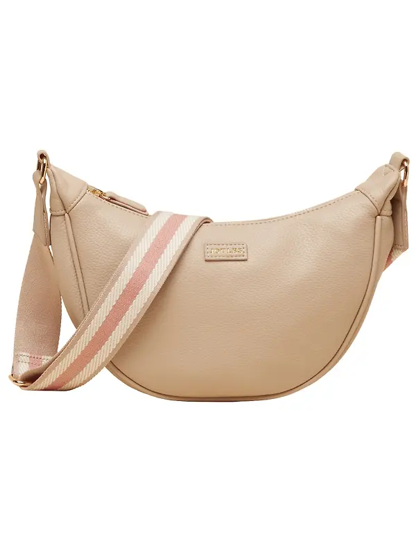 Joules Women's Jade Half Moon Adjustable Cross Body Bag - Neutral Image 1