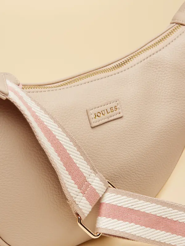 Joules Women's Jade Half Moon Adjustable Cross Body Bag - Neutral Image 7