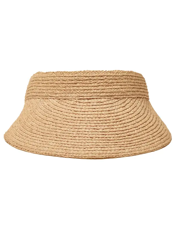 Joules Women's Sunray Straw Visor - Natural Image 1