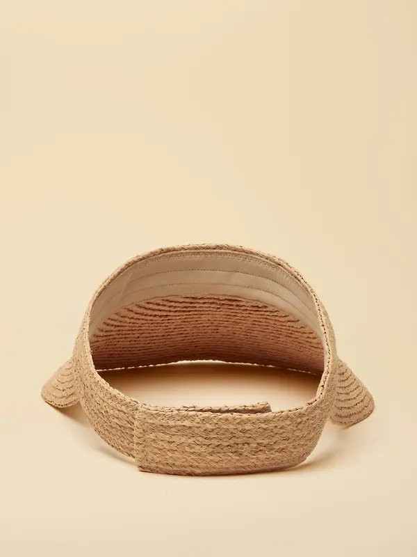 Joules Women's Sunray Straw Visor - Natural Image 5