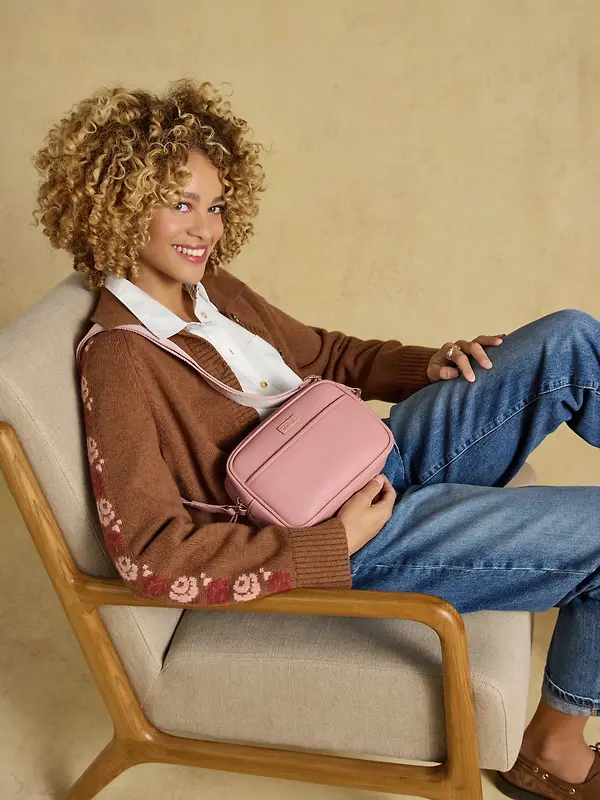 Joules Women's Trent Crossbody Bag - Pink Image 4