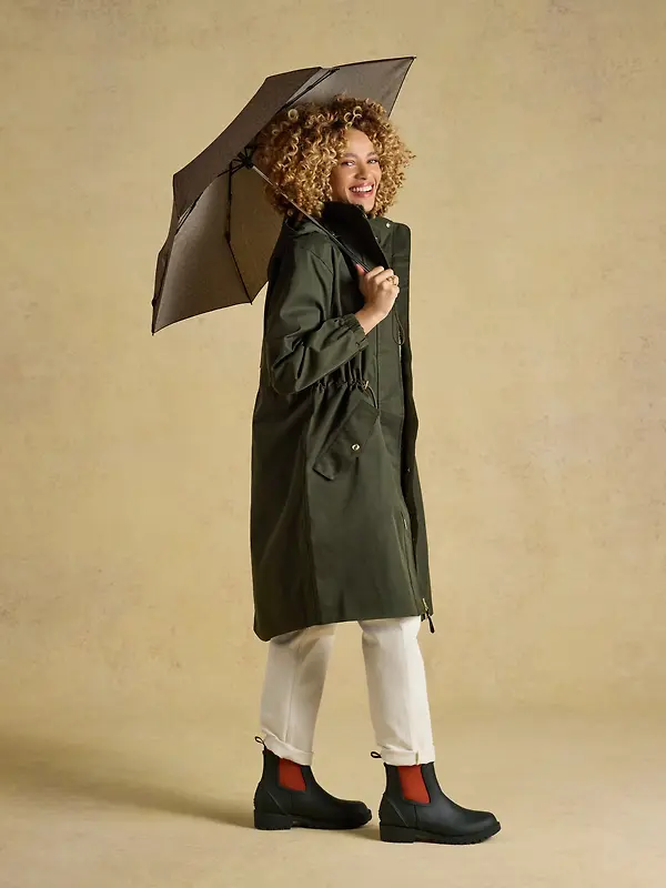 Joules Women's Rayne Umbrella - Brown Leopard Image 3