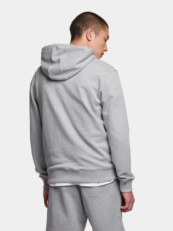 Penfield Men's Relaxed Fit Original Logo Hoodie - Athletic Grey Heather Image 3