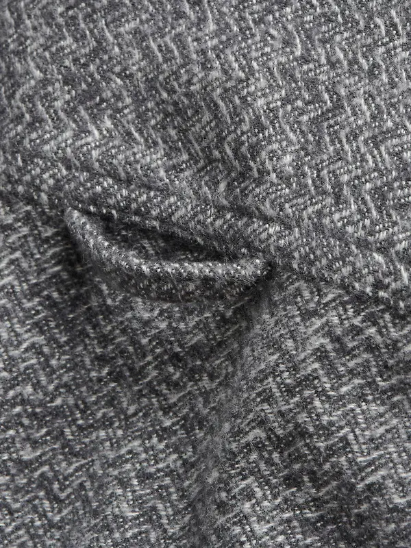 Penfield Men's Brushed Textured Overshirt - Mid Grey Heather Image 9