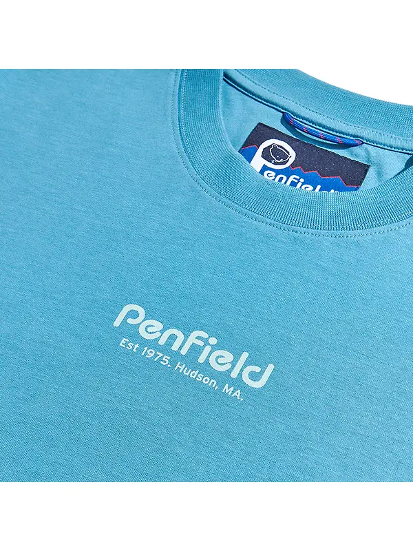 Penfield Men's Circle Landscape T-Shirt - Niagara Image 10