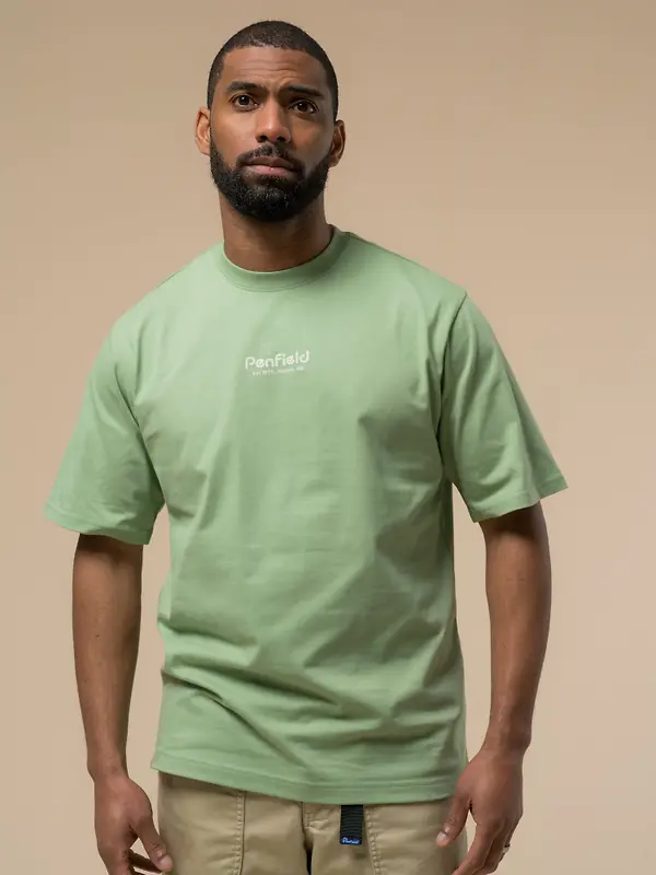 Penfield Men's Circle Landscape T-Shirt - Mistletoe Image 3