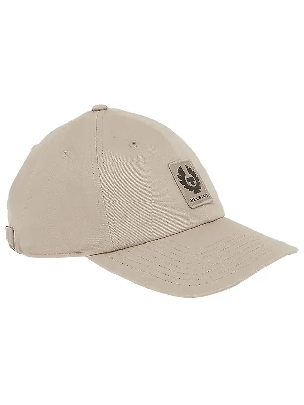 Belstaff Cotton Phoenix Logo Cap - Dark Sand Image 1