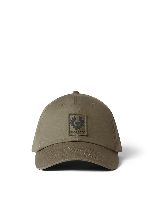 Belstaff Cotton Phoenix Logo Cap - Khaki Green Image 2