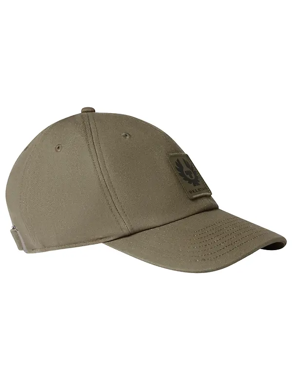 Belstaff Cotton Phoenix Logo Cap - Khaki Green Image 1