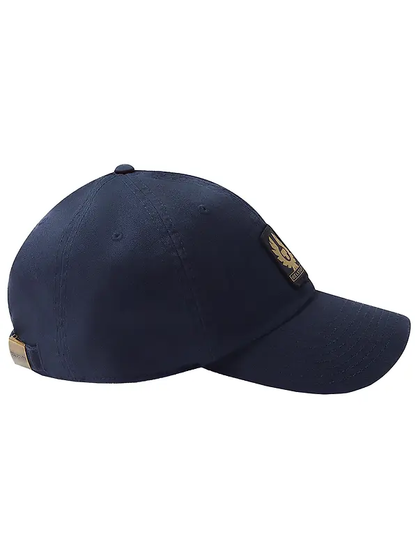 Belstaff Cotton Phoenix Logo Cap - Navy Image 1