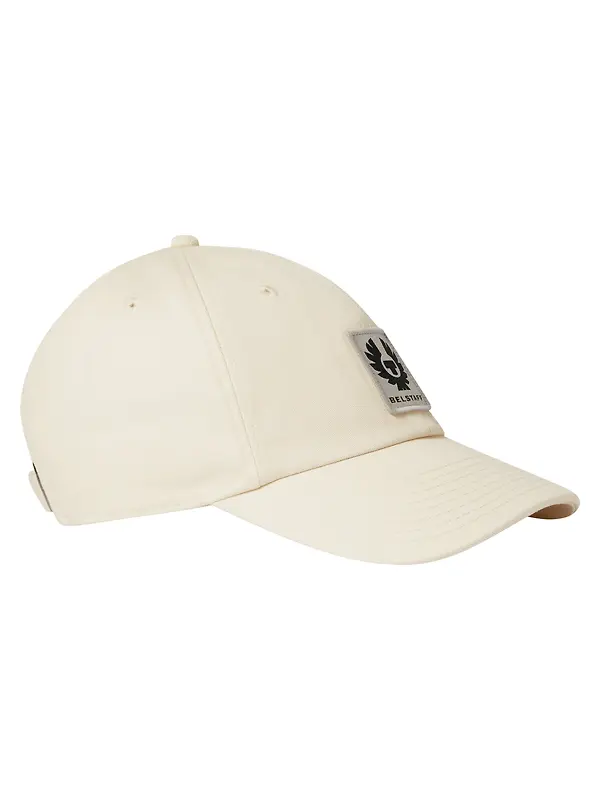 Belstaff Cotton Phoenix Logo Cap - Pale Stone Image 1