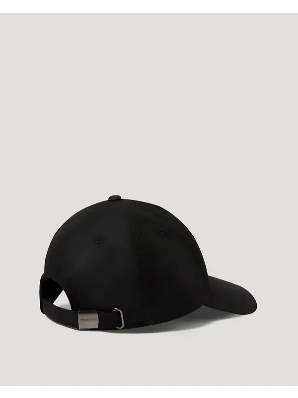Belstaff Waxed Cotton Phoenix Patch Cap - Black Image 2