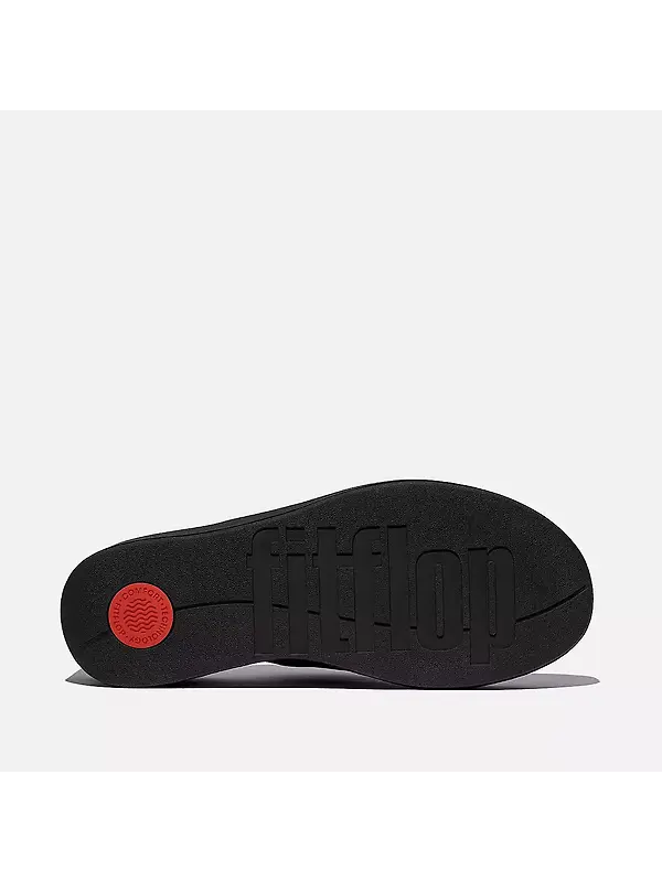 FitFlop Women's PLATFFORMS Wedge Toe-Post Sandals - Black Image 5