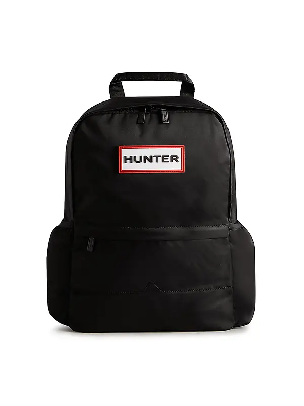 Hunter Original Small Nylon Backpack - Black Image 1