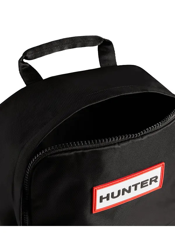 Hunter Original Small Nylon Backpack - Black Image 6