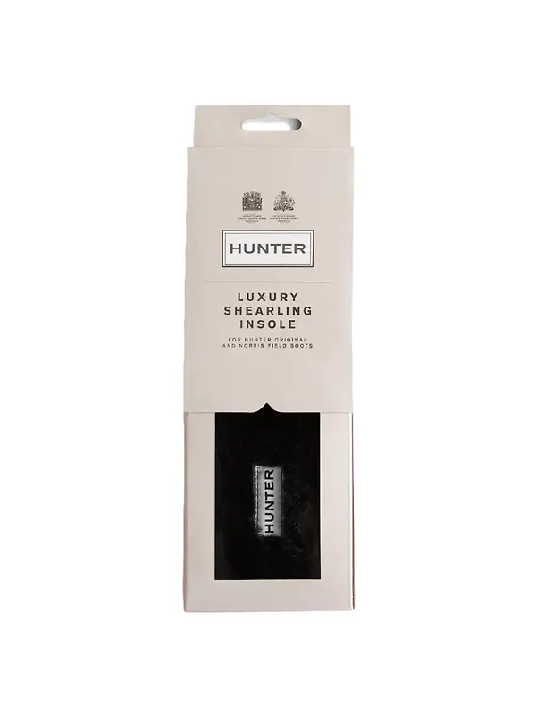 Hunter Luxury Shearling Insoles - Black Image 2