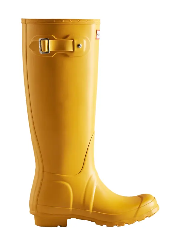 Hunter Women's Original Tall Wellington Boots - Yellow Image 1