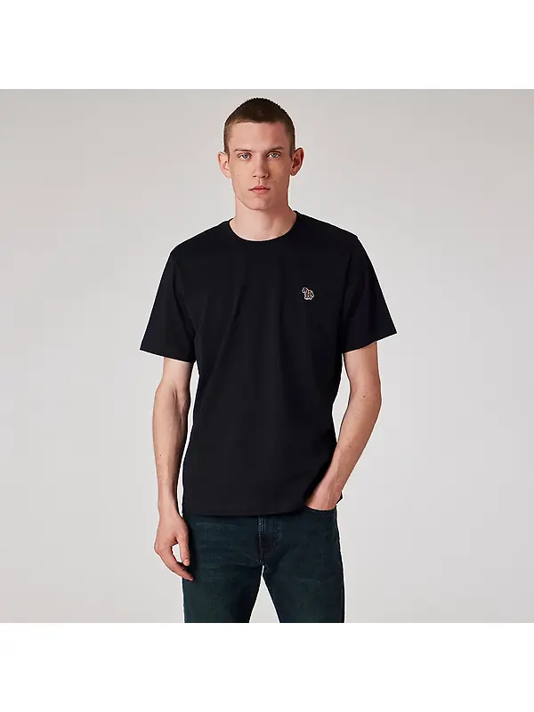 PS By Paul Smith Men's Cotton Zebra Logo T-Shirt - Navy Image 3