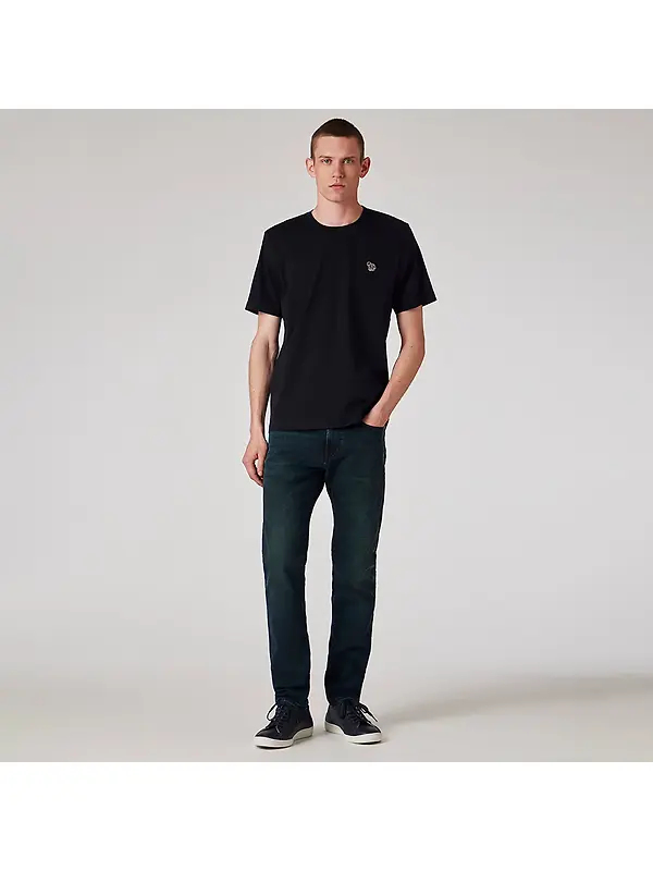 PS By Paul Smith Men's Cotton Zebra Logo T-Shirt - Navy Image 4