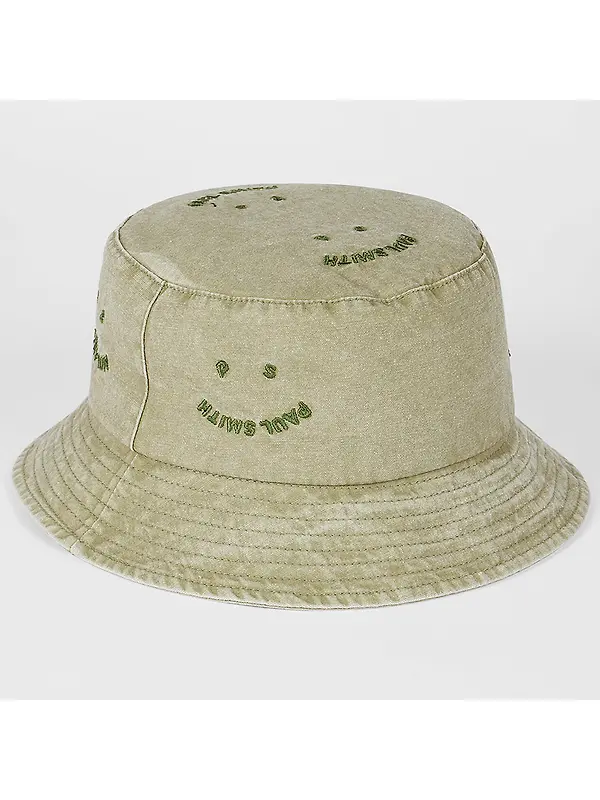 PS By Paul Smith Men's Happy Bucket Hat - Green Image 2