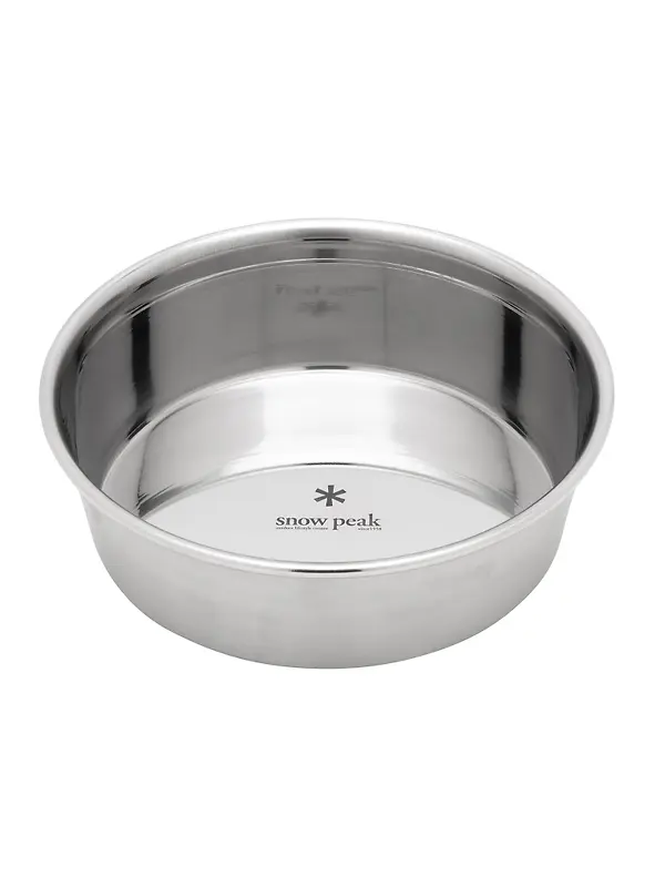 Snow Peak Stainless Steel Dog Bowl Image 1