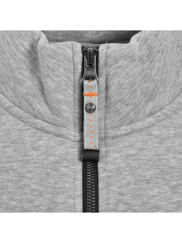 Parajumpers Men's Broad Peak 1/2 Zip Sweatshirt - Ash Grey Melange Image 4