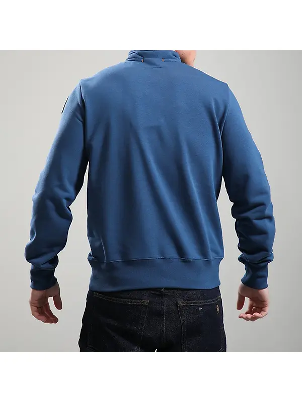 Parajumpers Men's Broad Peak Half-Zip Fleece - True Blue Image 4