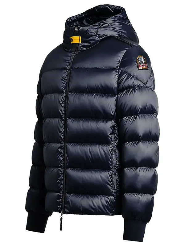 Parajumpers Men's Pharrell Hooded Down Bomber Jacket - Blue Navy Image 2