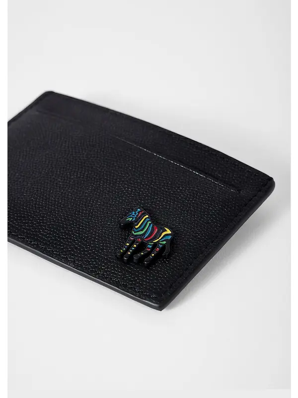 Paul Smith Zebra Card Holder Wallet - Black Image 4