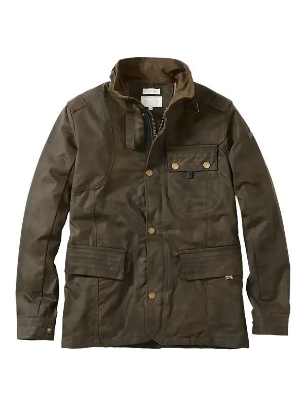 Peregrine Men’s Bexley Waxed Jacket - Brown Image 1