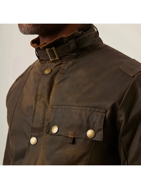 Peregrine Men’s Bexley Waxed Jacket - Brown Image 6