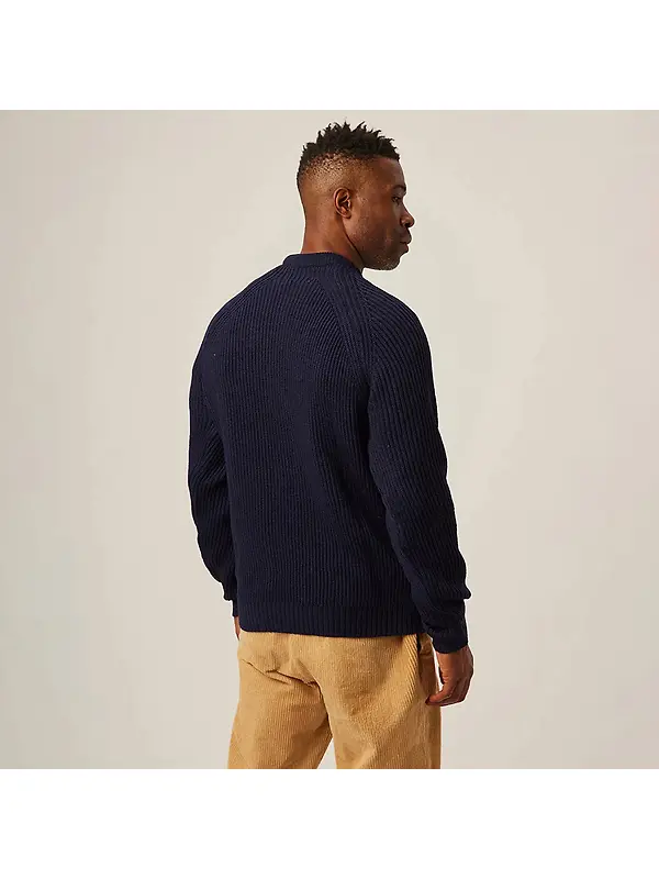 Peregrine Men's Ford Made In England Crew Jumper - Navy Image 6