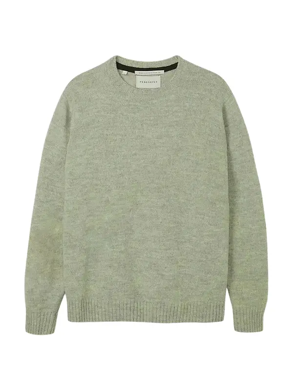 Peregrine Men's Makers Made In England Crew Jumper - Mint Image 1