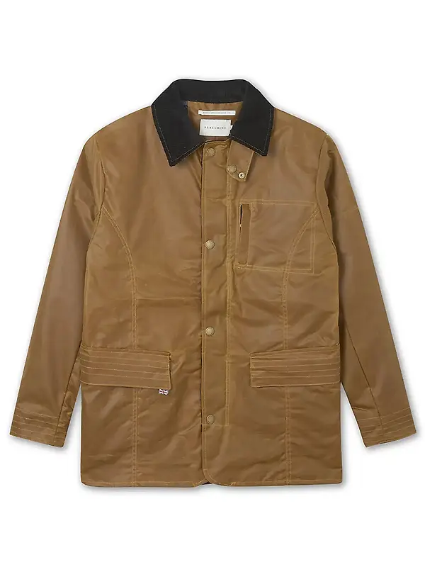 Peregrine Men's Wax Clifton Made In England Jacket - Mustard Image 1