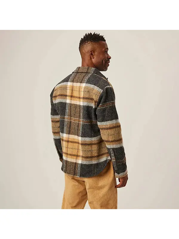 Peregrine Men's Wool Made In England Overshirt - Barney Image 6
