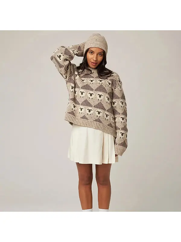 Peregrine Porter Made In England Ribbed Beanie - Oatmeal Image 6
