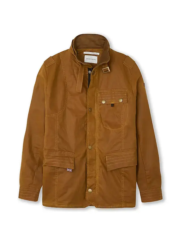 Peregrine Men's Bexley Waxed Jacket - Mustard Image 1
