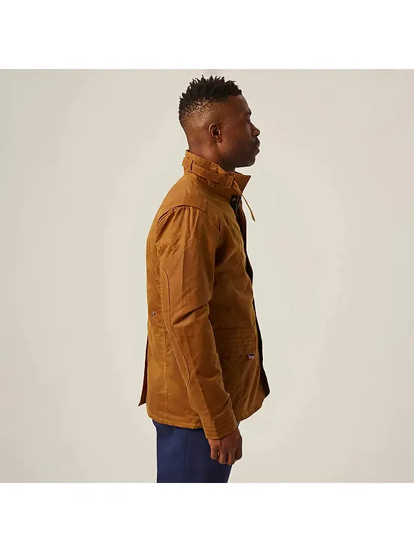 Peregrine Men's Bexley Waxed Jacket - Mustard Image 5
