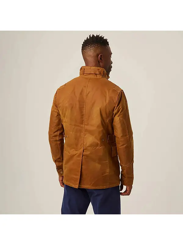 Peregrine Men's Bexley Waxed Jacket - Mustard Image 6