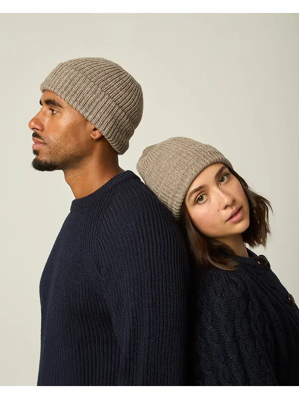 Peregrine Porter Ribbed Beanie - Oak Image 2