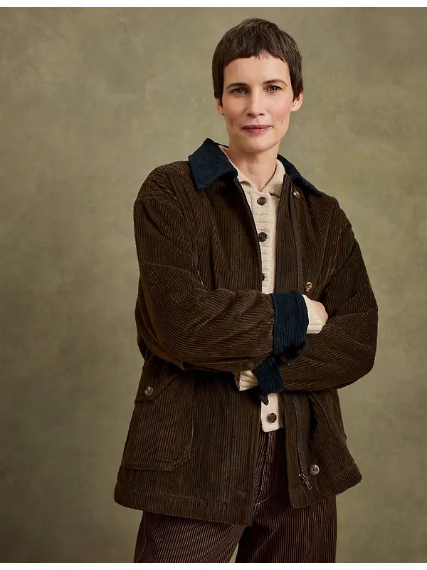 Penelope Chilvers Women's Practically Perfect Cord Jacket - Bitter Chocolate Image 4