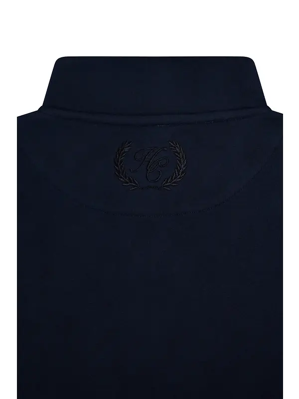 Holland Cooper Men's Quarter Zip Sweat - Ink Navy Image 8