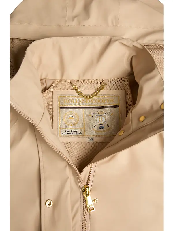 Holland Cooper Women's Chartwell Rain Parka - Sand Image 8