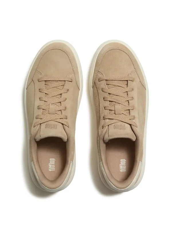 FitFlop Women's RTG Suede Snake Lace Up Trainers - Hazelnut Image 3