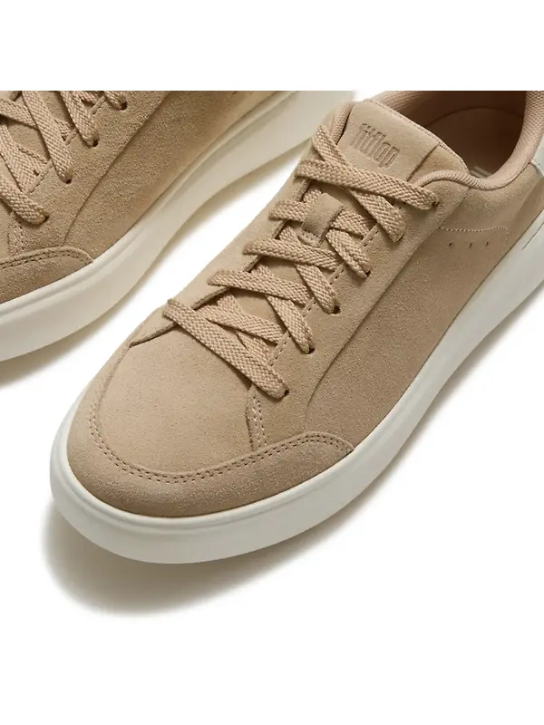 FitFlop Women's RTG Suede Snake Lace Up Trainers - Hazelnut Image 4