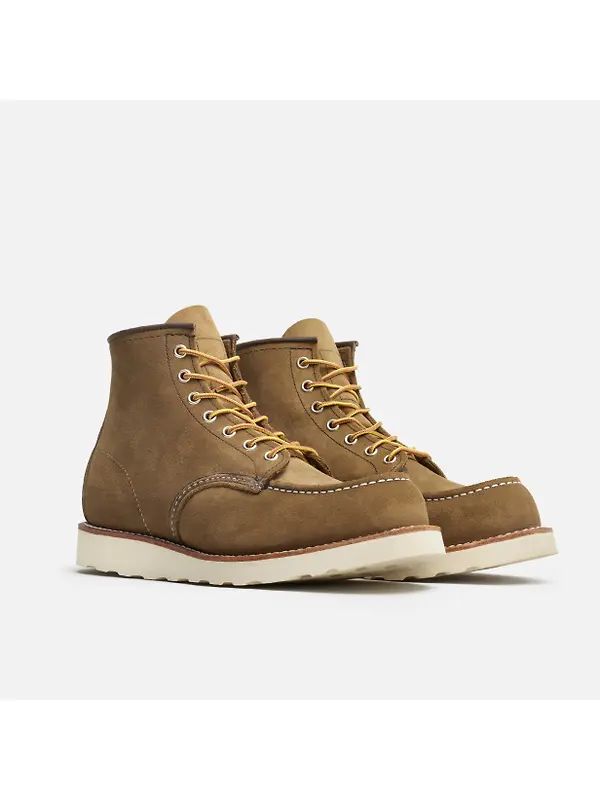 Red Wing Classic Moc Toe 6" Boot Mohave Leather - Olive - Style 8881 Image 2