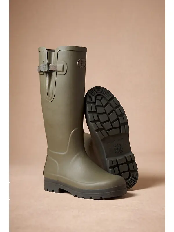 Holland Cooper Women's Farnley Wellingtons - Hunter Green Image 6