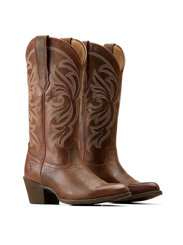 Ariat Women's Heritage J Toe Western Boots - Sassy Brown Image 5