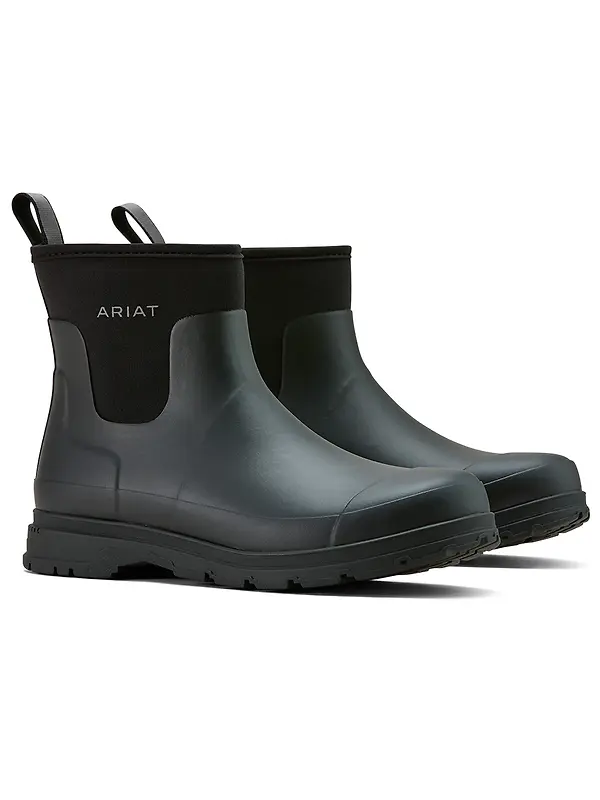 Ariat Men's Kelmarsh Shortie Rubber Boots - Black Image 1